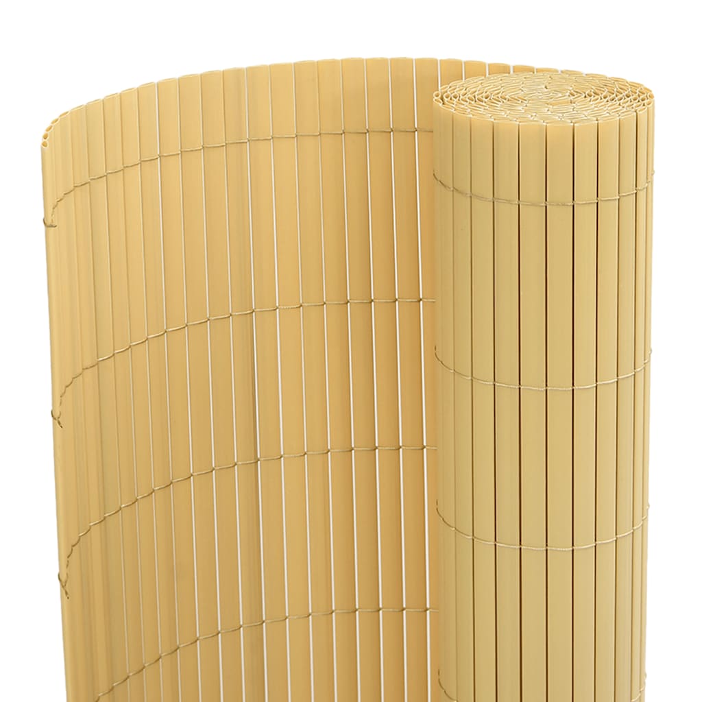 Recinzione da Giardino a Doppio Lato 110x400 cm PVC Gialla