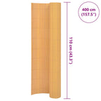 Recinzione da Giardino a Doppio Lato 110x400 cm PVC Gialla
