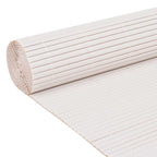 Recinzione da Giardino a Doppio Lato 110x500 cm PVC Bianca