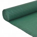 Recinzione da Giardino a Doppio Lato 110x500 cm PVC Verde