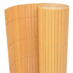 Recinzione da Giardino a Doppio Lato 110x500 cm Gialla PVC