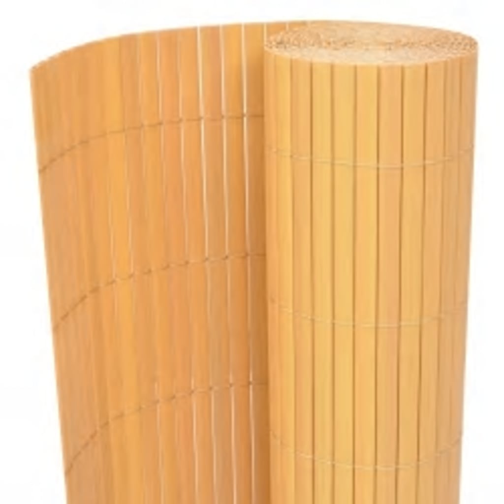 Recinzione da Giardino a Doppio Lato 110x500 cm Gialla PVC