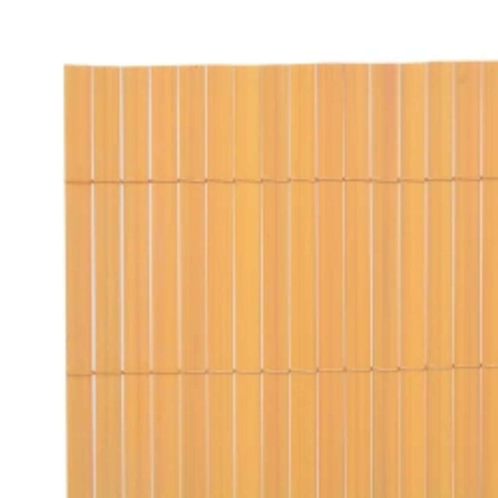 Recinzione da Giardino a Doppio Lato 110x500 cm Gialla PVC