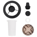 Filtro a Sabbia per Piscina con Prefiltro Nero 10000 L/h