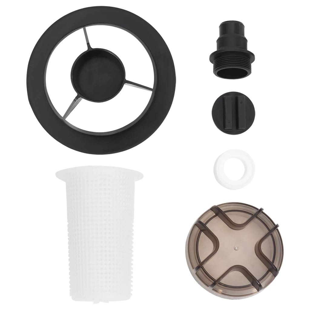 Filtro a Sabbia per Piscina con Prefiltro Nero 10000 L/h