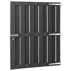 Cancello da Giardino in WPC 100x112 cm Grigio