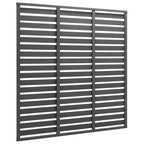 Pannello di Recinzione WPC 180x180 cm Grigio