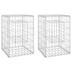 Cesti a Gabbione a Torre 2 pz 40x40x60 cm in Ferro
