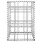 Cesti a Gabbione a Torre 2 pz 40x40x60 cm in Ferro
