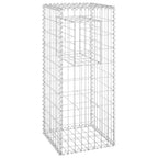 Cesto a Gabbione a Torre 40x40x100 cm in Ferro