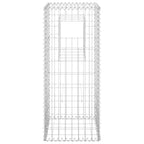 Cesto a Gabbione a Torre 40x40x100 cm in Ferro