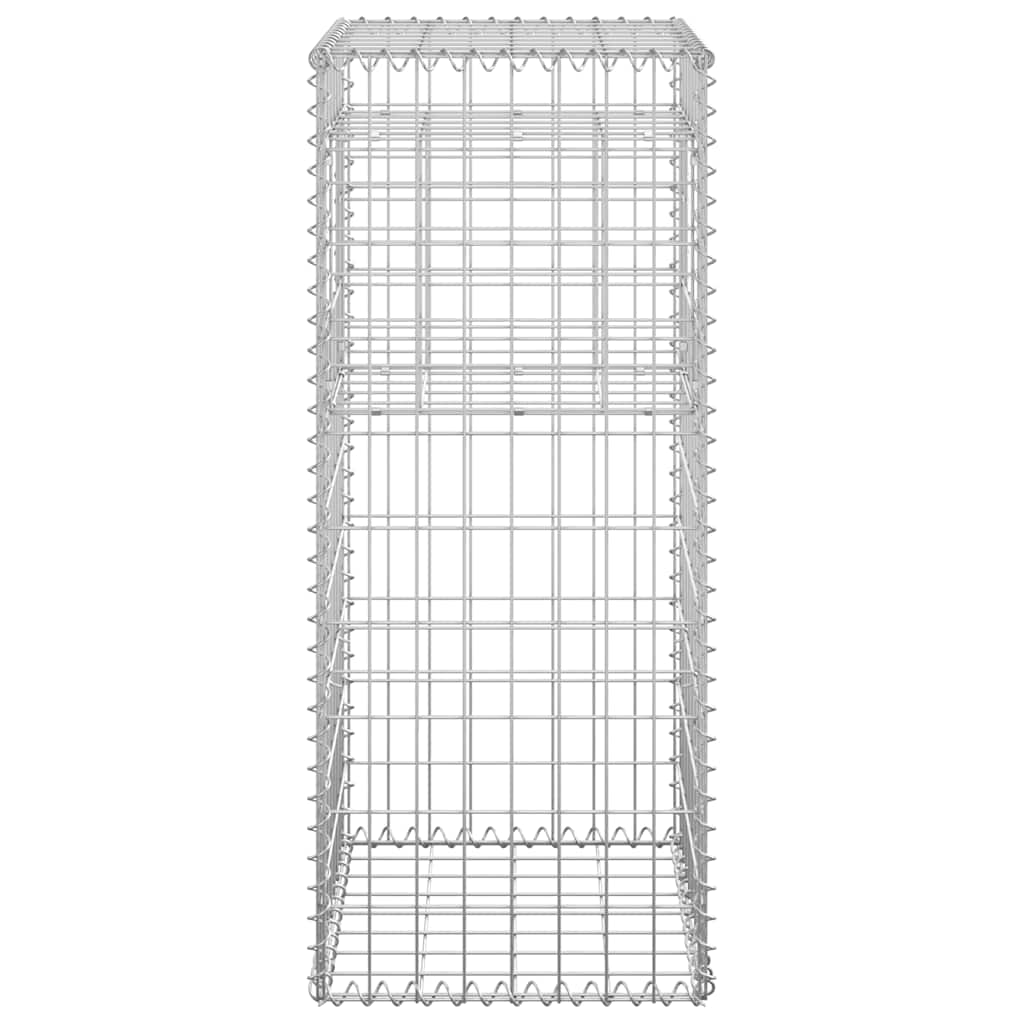 Cesti a Gabbione a Torre 2 pz 40x40x100 cm in Ferro