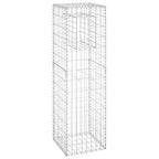 Cesti a Gabbione a Torre 2 pz 40x40x140 cm in Ferro