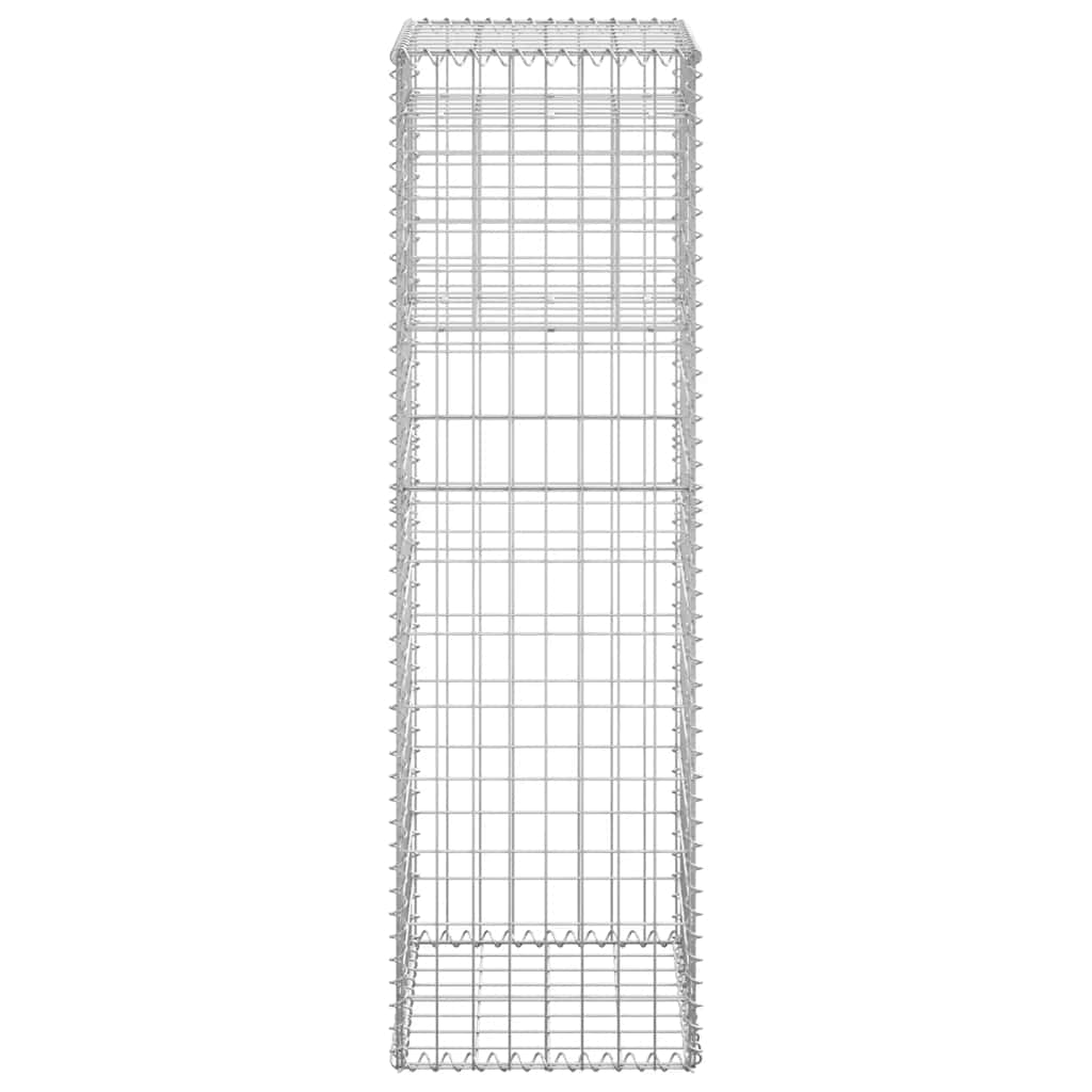 Cesti a Gabbione a Torre 2 pz 40x40x140 cm in Ferro