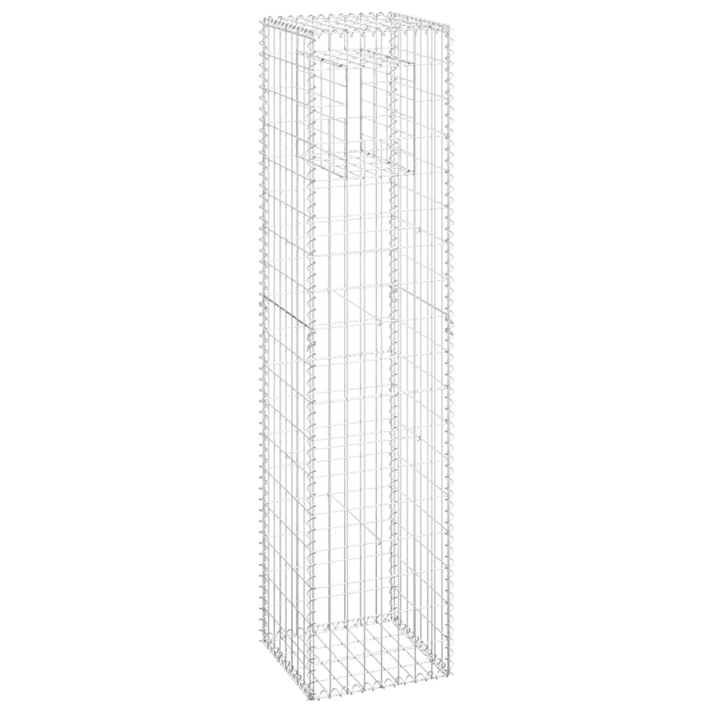 Cesti a Gabbione a Torre 2 pz 40x40x180 cm in Ferro