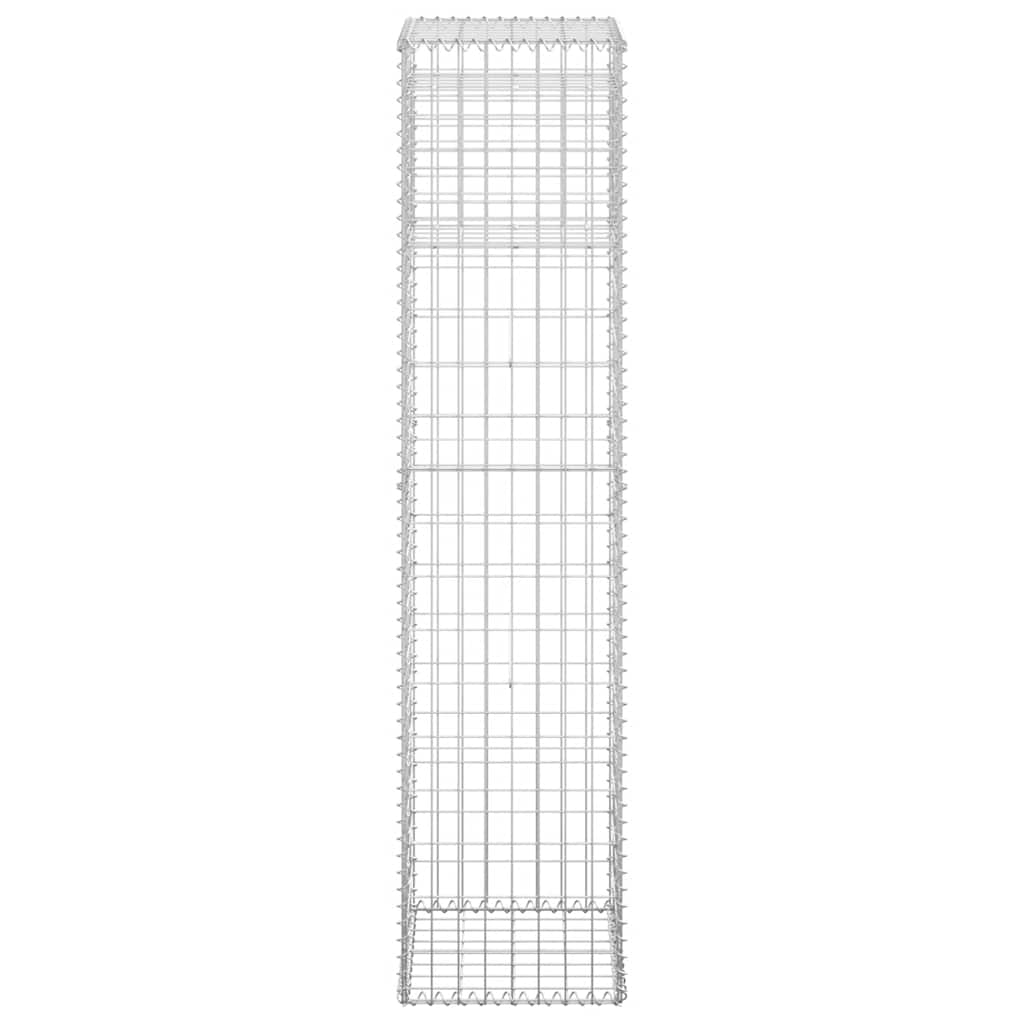 Cesti a Gabbione a Torre 2 pz 40x40x180 cm in Ferro
