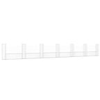 Cesto Gabbione a U con 7 Pali in Ferro 740x20x100 cm