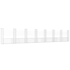 Gabbione a U con 8 Pali in Ferro 860x20x150 cm