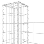 Gabbione a U con 3 Pali in Ferro 260x20x200 cm