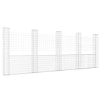 Gabbione a U con 5 Pali in Ferro 500x20x200 cm