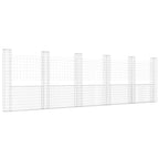 Gabbione a U con 6 Pali in Ferro 620x20x200 cm
