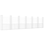 Gabbione a U in Ferro con 7 Pali 740x20x200 cm