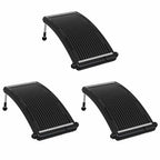Pannelli Solari Termici Curvi per Piscina 3 pz 110x65 cm