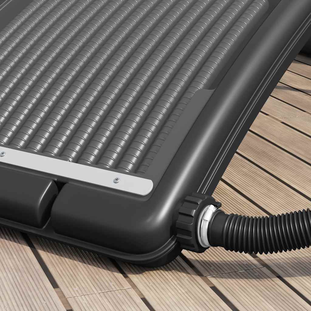 Pannelli Solari Termici Curvi per Piscina 3 pz 110x65 cm