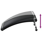 Pannelli Solari Termici Curvi per Piscina 3 pz 110x65 cm