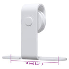 Kit Mini Anta Scorrevole in Acciaio al Carbonio Bianco 122 cm