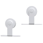 Kit Accessori per Porta Scorrevole 200 cm Acciaio Bianco