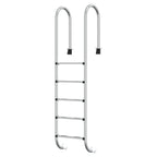 Scala per Piscina 54x38x211 cm Acciaio Inox 304