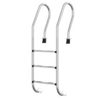 Scala per Piscina 54x38x158 cm Acciaio Inox 304