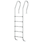 Scala per Piscina 54x38x211 cm Acciaio Inox 304