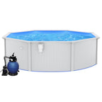 Piscina fuori terra 460x120 cm con pompa filtro a sabbia