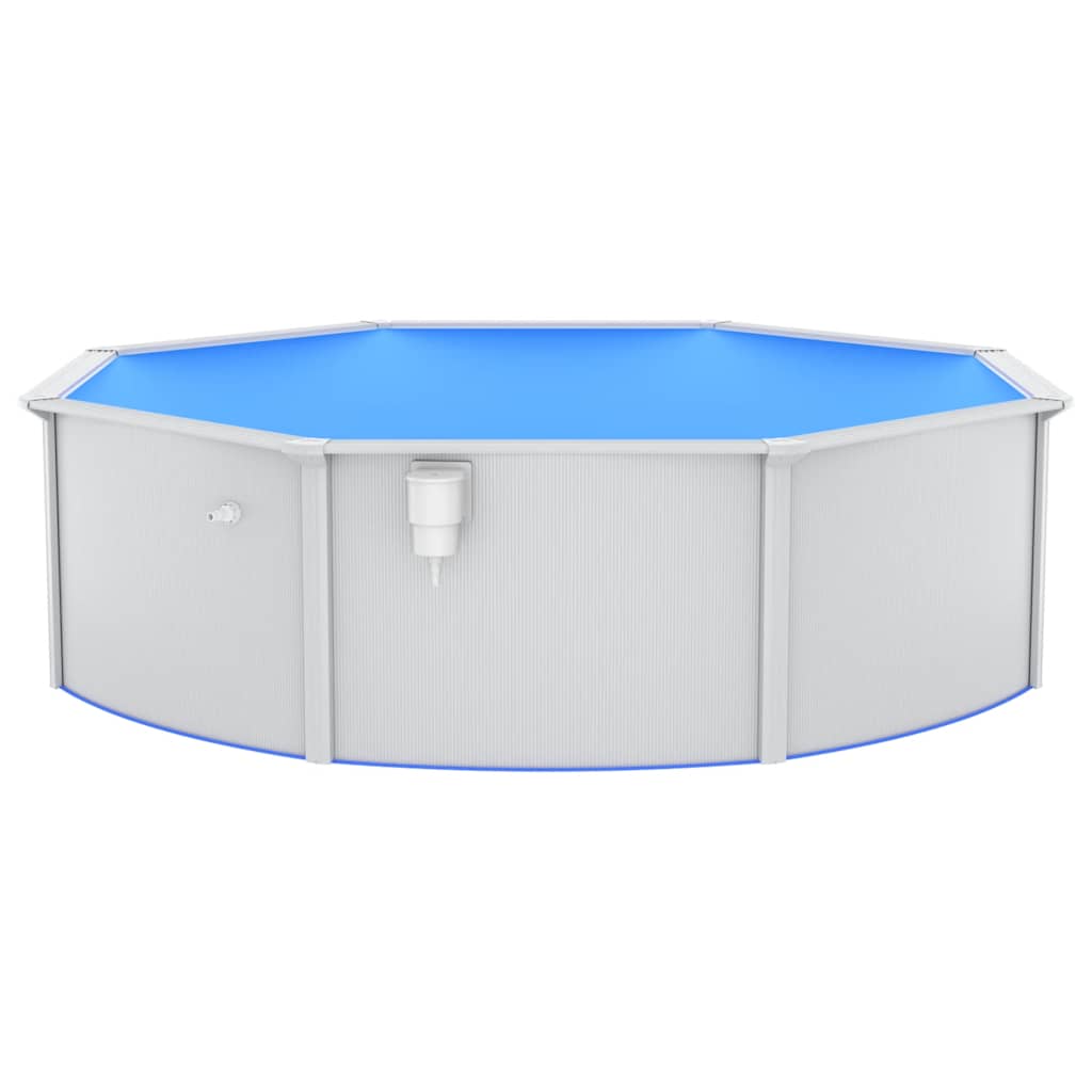 Piscina fuori terra 460x120 cm con pompa filtro a sabbia e scaletta