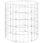 Palo Gabbione Circolare in Acciaio Zincato Ø50x50 cm