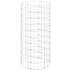 Palo Gabbione Circolare in Acciaio Zincato Ø50x100 cm