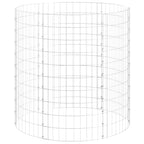 Palo Gabbione Circolare in Acciaio Zincato Ø100x100 cm