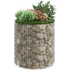 Palo Gabbione Circolare in Acciaio Zincato Ø100x100 cm