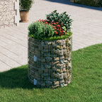 Palo Gabbione Circolare in Acciaio Zincato Ø100x100 cm