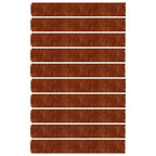 Bordure per Prato 10 pz 15x103 cm Flessibili in Acciaio Corten