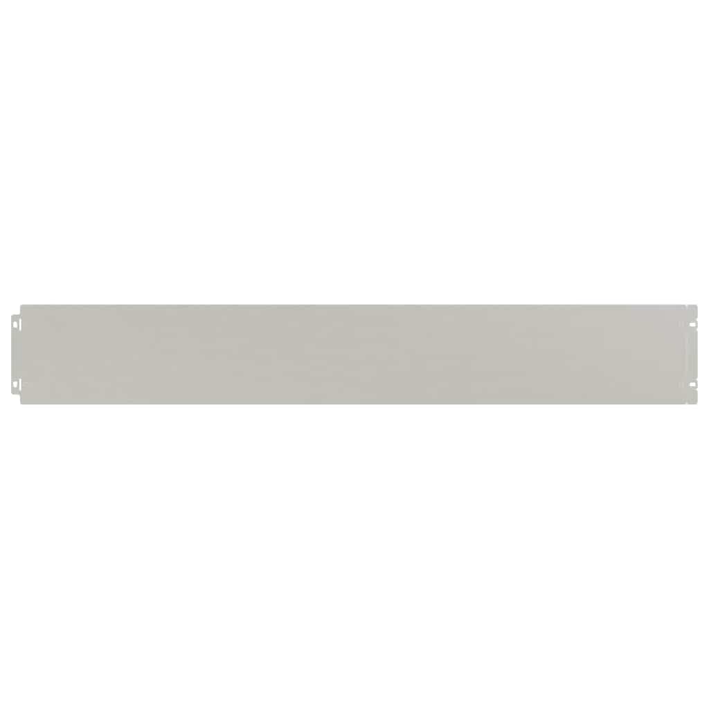 Bordure per Prato 10 pz 15x103 cm Flessibili in Acciaio Corten