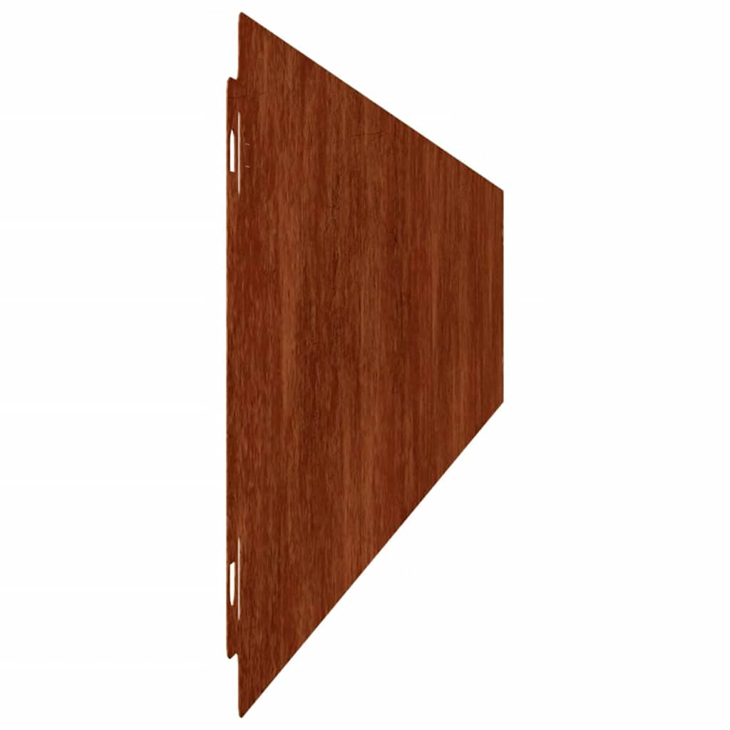 Bordure per Prato 50 pz 15x103 cm Flessibili in Acciaio Corten
