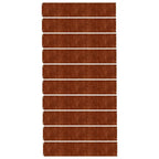 Bordure per Prato 10 pz 20x103 cm Flessibili in Acciaio Corten