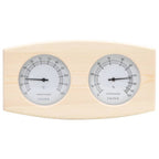 Set Timer Igrotermografo e Clessidra Sauna 2 in 1 Legno Massello Pino