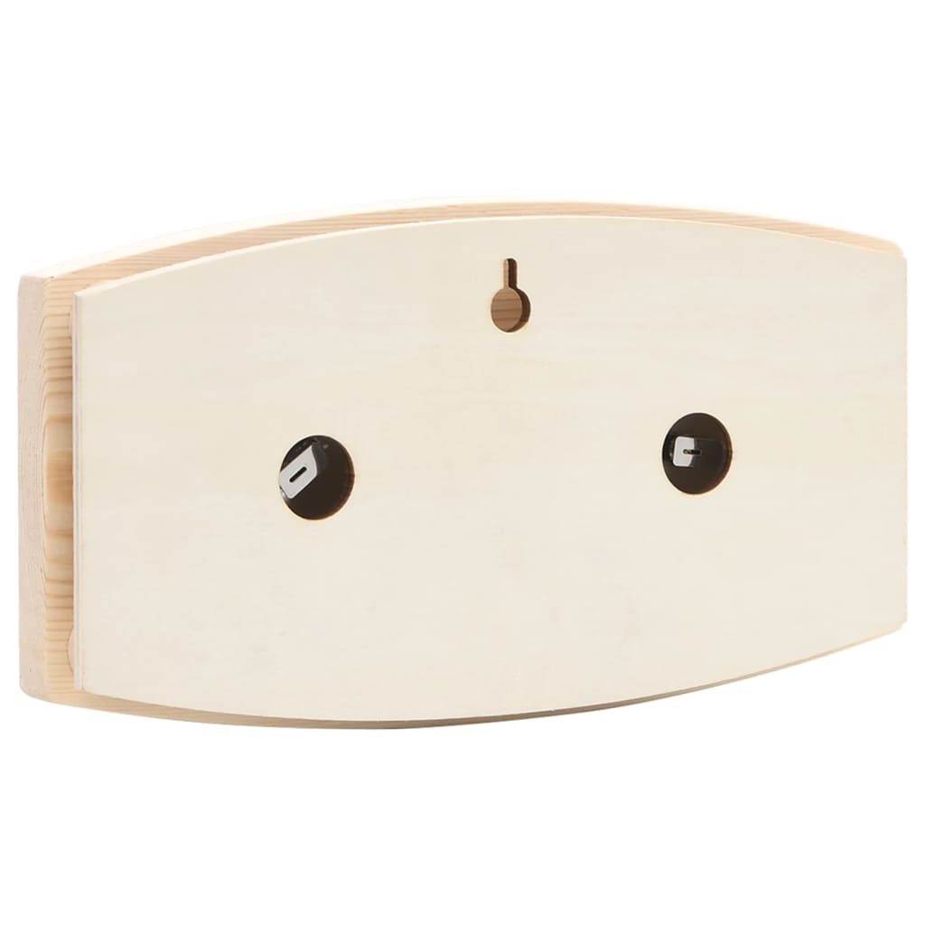 Set Timer Igrotermografo e Clessidra Sauna 2 in 1 Legno Massello Pino