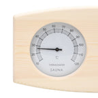 Set Timer Igrotermografo e Clessidra Sauna 2 in 1 Legno Massello Pino