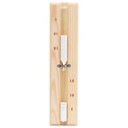 Set Timer Igrotermografo e Clessidra Sauna 2 in 1 Massello Pino
