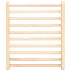 Schienale a Forma di S per Sauna in Legno Massello di Pino